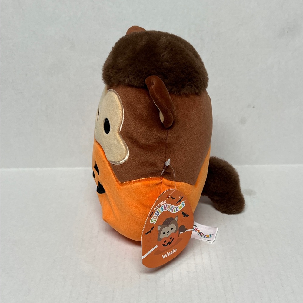 Squishmallows Wade Werewolf Halloween Pumpkin Plush 8” NWT Rare halloween Squad - Picture 4 of 13